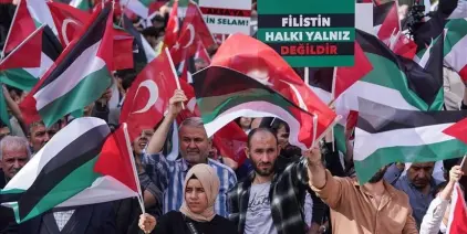 تركيا: مظاهرات داعمة لفلسطين في إسطنبول وأنقرة