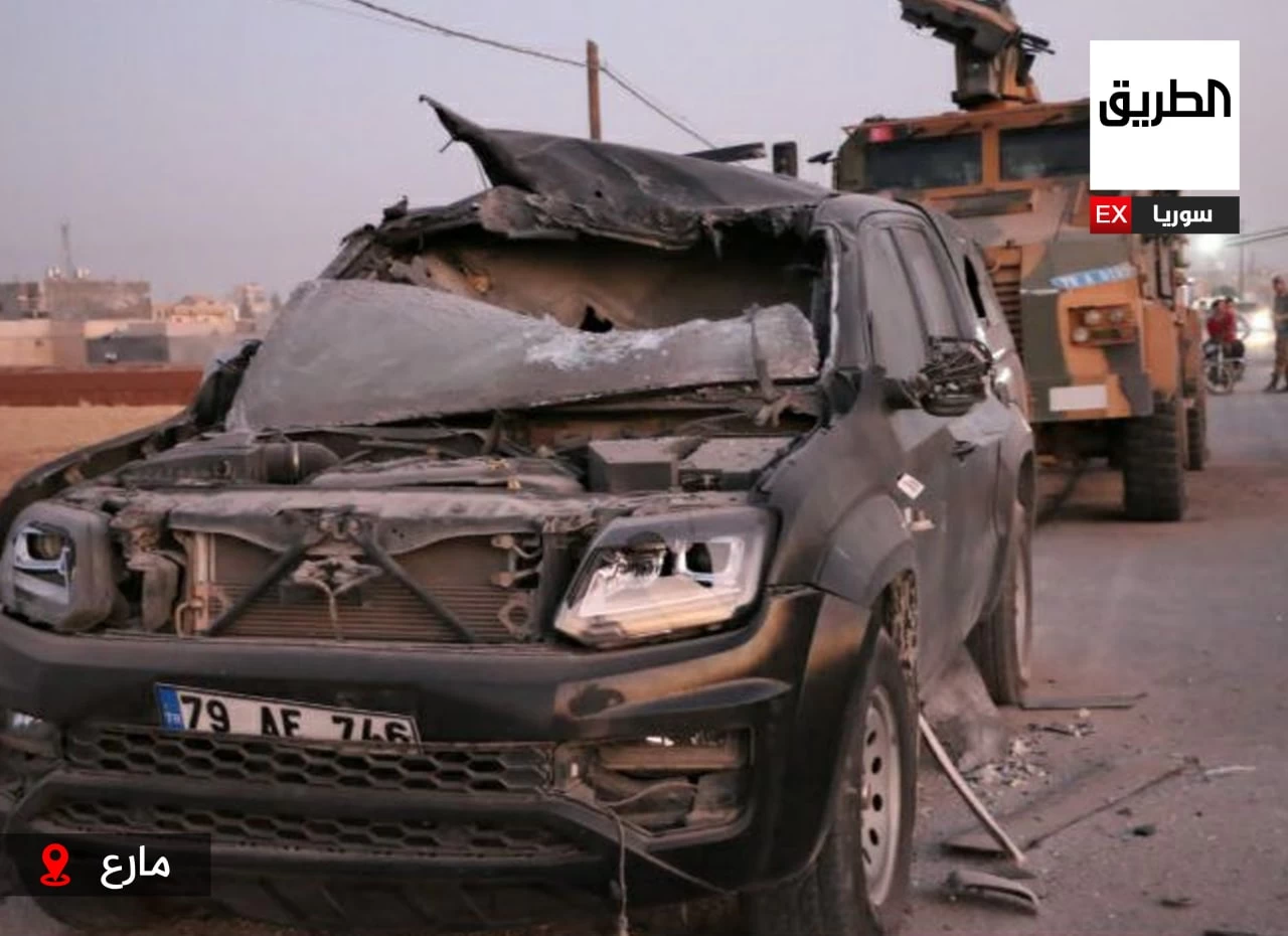 مليشيات "قسد" استهدفت بصاروخ موجه عربة عسكرية( مراسل الطريق )