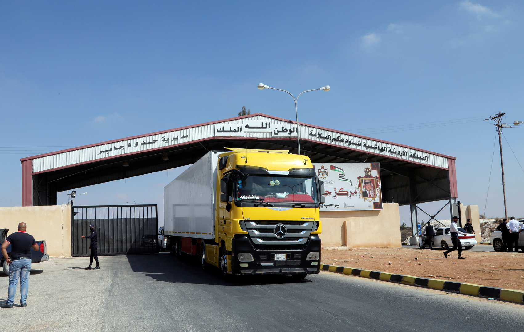 حركة الشاحنات من الأردن إلى سوريا ارتفعت